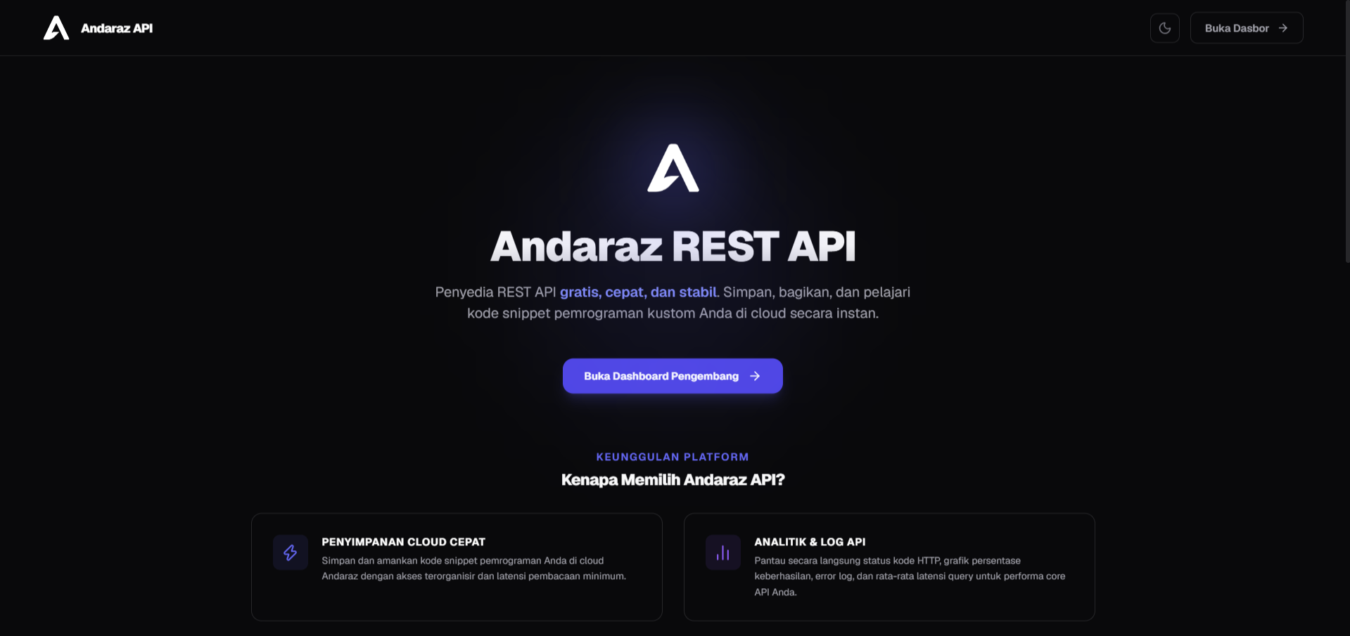 Andaraz API preview image